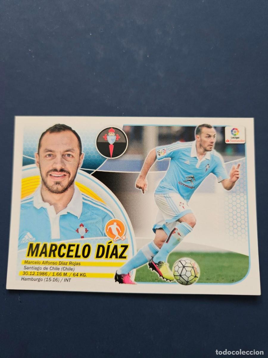 Fu&szlig;ball-Sticker: N&ordm; 11 MARCELO DIAZ CELTA LOGO NUEVO LIGA ESTE 16 17 2016 2017 SIN PEGAR NUNCA PEGADO