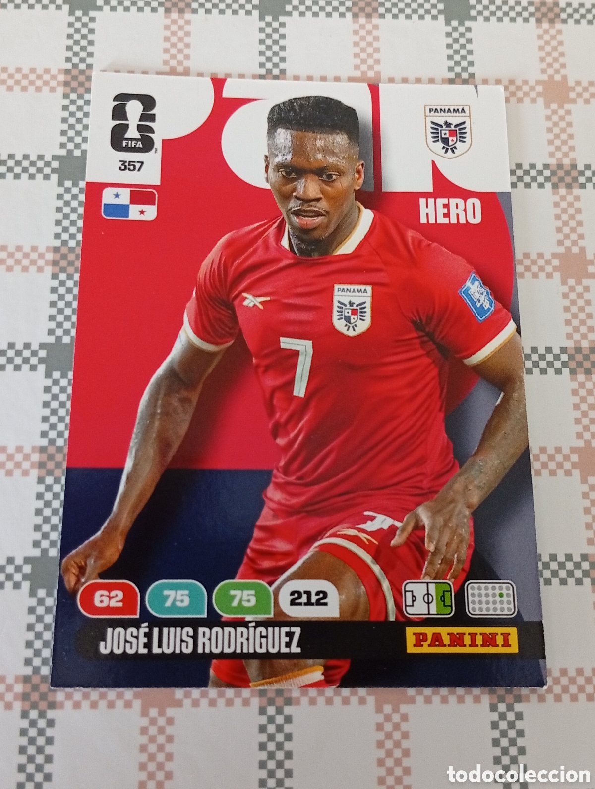 Fu&szlig;ball-Sticker: JOSE LUIS RODRIGUEZ PANAMA N&ordm; 357 ADRENALYN XL MUNDIAL 2026 26 FIFA WORLD CUP PANINI