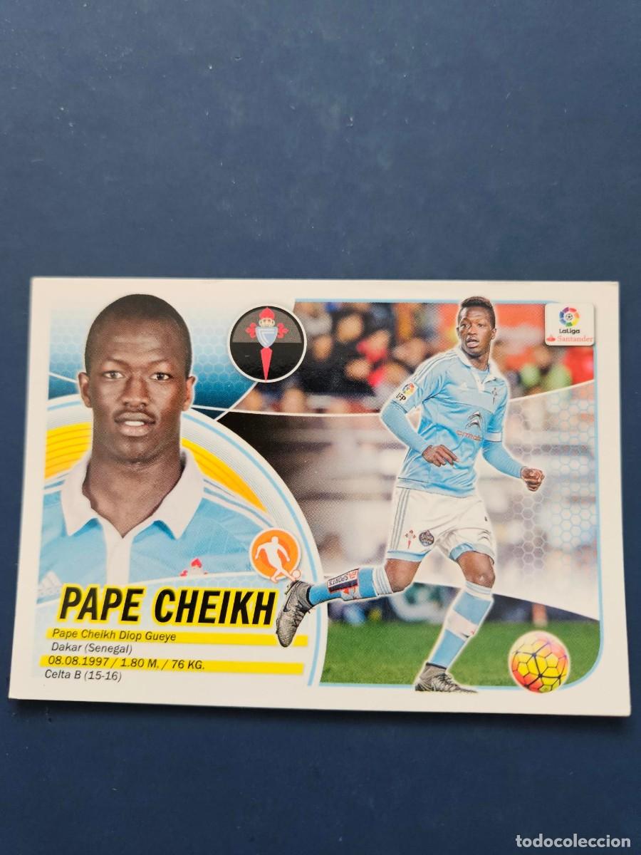 Fu&szlig;ball-Sticker: N&ordm; 12A PAPE CHEIKH CELTA LOGO NUEVO LIGA ESTE 16 17 2016 2017 SIN PEGAR NUNCA PEGADO