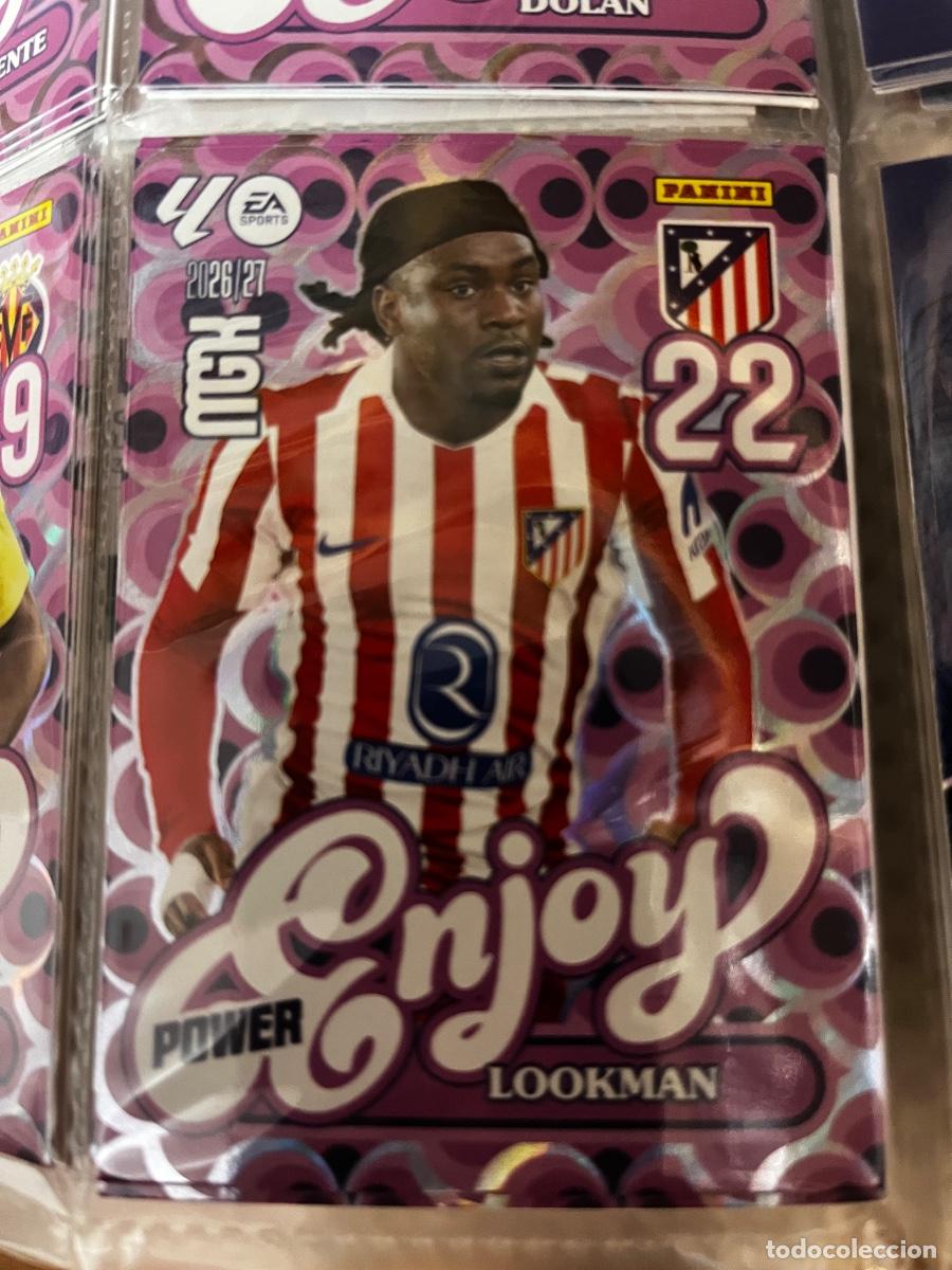 Fu&szlig;ball-Sticker: MEGACRACKS MGK 2026 2027 26 27 PANINI N&ordm; 385 P 385P LOOKMAN ATLETICO DE MADRID ENJOY POWER
