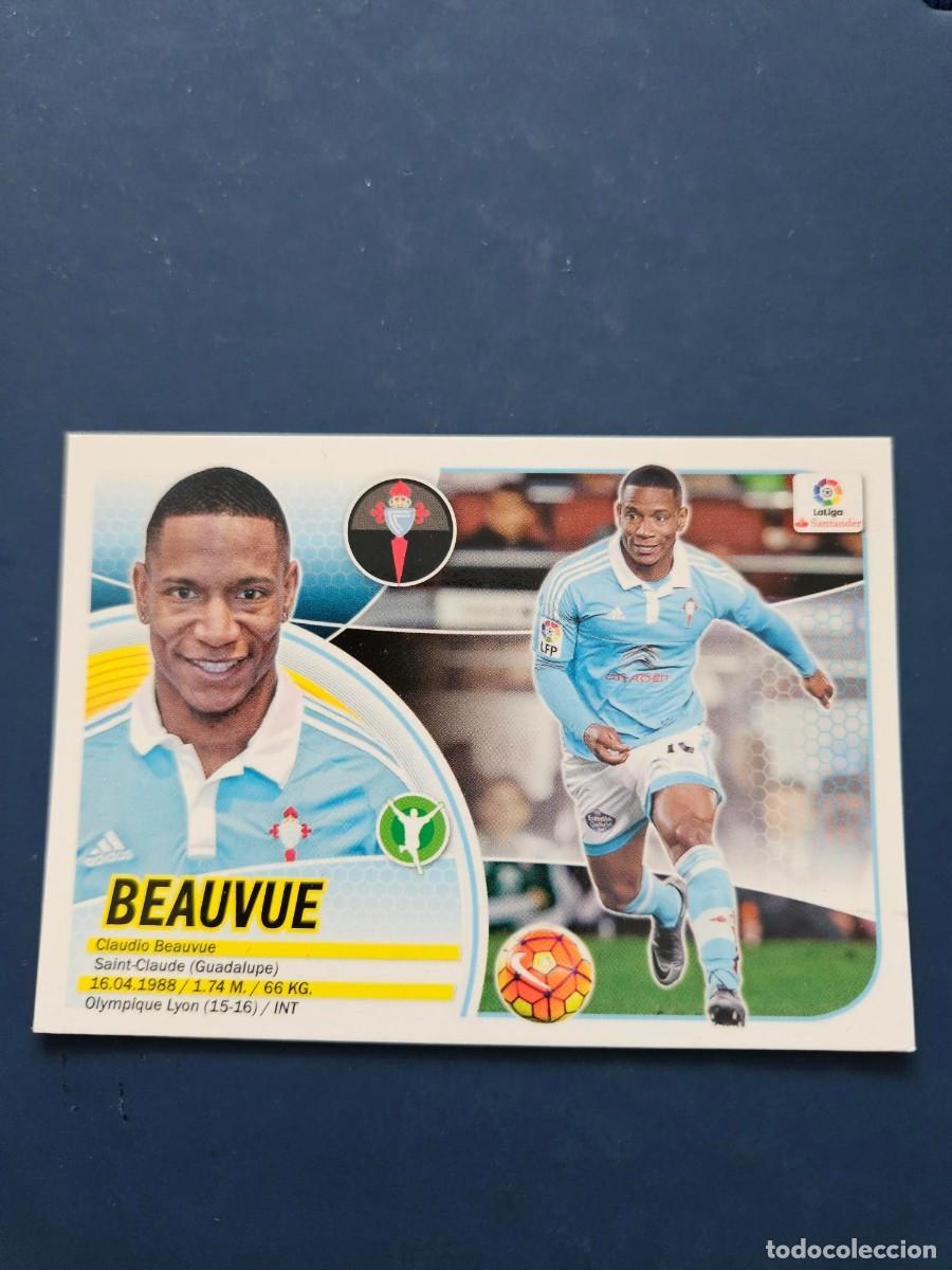 Fu&szlig;ball-Sticker: N&ordm; 13 BEAUVUE CELTA LOGO NUEVO LIGA ESTE 16 17 2016 2017 SIN PEGAR NUNCA PEGADO