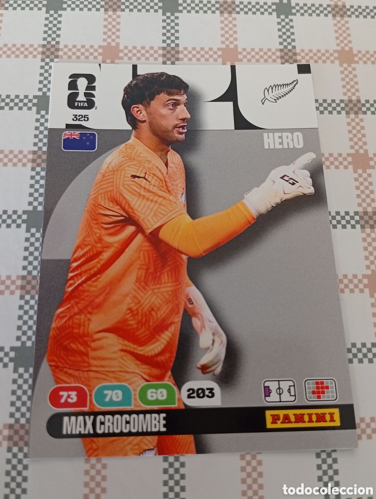 Cartes &agrave; collectionner de Football: MAX CROCOMBE NUEVA ZELANDA N&ordm; 325 ADRENALYN XL MUNDIAL 2026 26 FIFA WORLD CUP PANINI