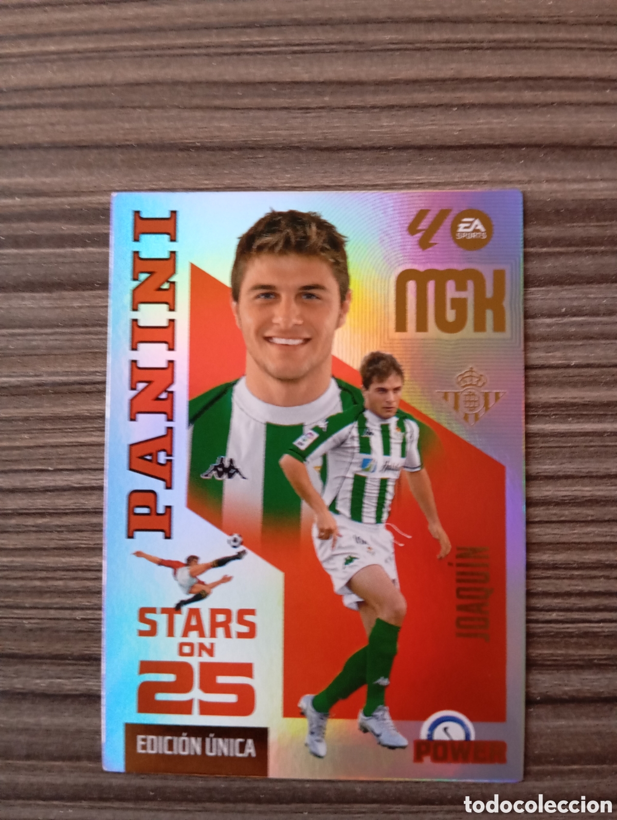 Cartes &agrave; collectionner de Football: 431P JOAQUIN STARS ON 25 POWER EDICI&Oacute;N LIMITADA PANINI MEGACRACKS 26 27