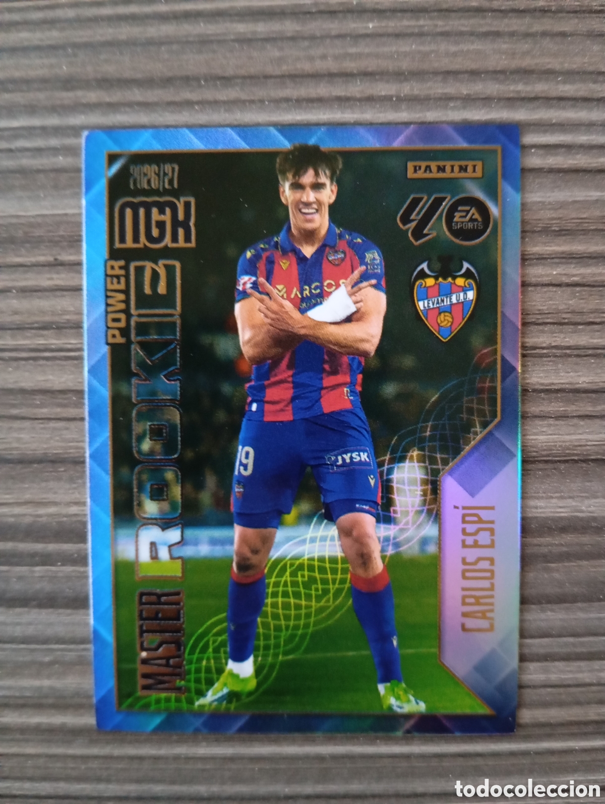 Cartes &agrave; collectionner de Football: 408P CARLOS ESPI MASTER ROOKIE EDICI&Oacute;N ESPECIAL POWER PANINI MEGACRACKS 26 27