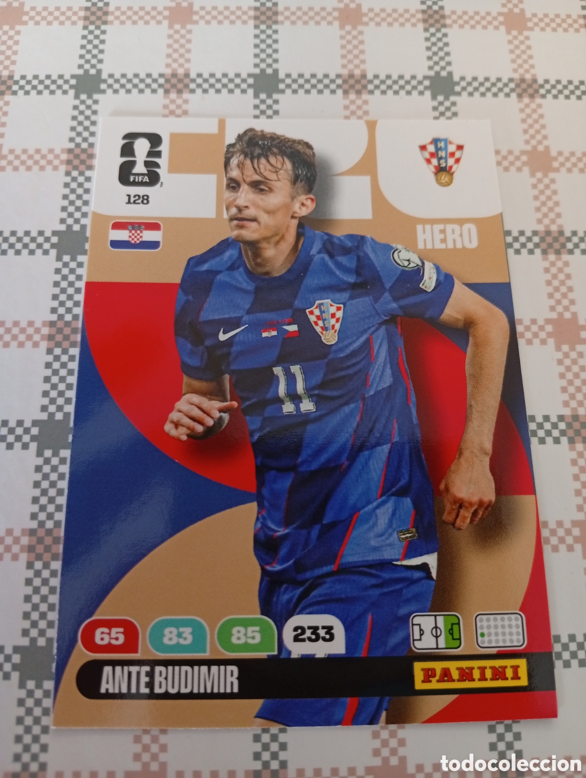 Cartes &agrave; collectionner de Football: ANTE BUDIMIR CROACIA N&ordm; 128 ADRENALYN XL MUNDIAL 2026 26 FIFA WORLD CUP PANINI