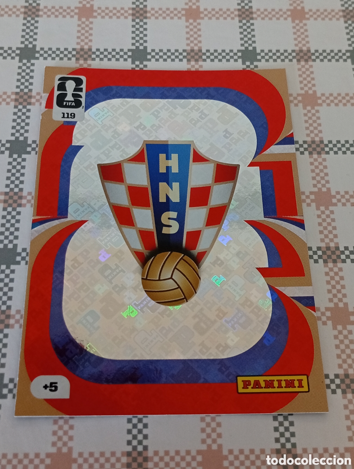 Cromos de f&uacute;tbol: 119 ESCUDO CROACIA ADRENALYN XL MUNDIAL 2026