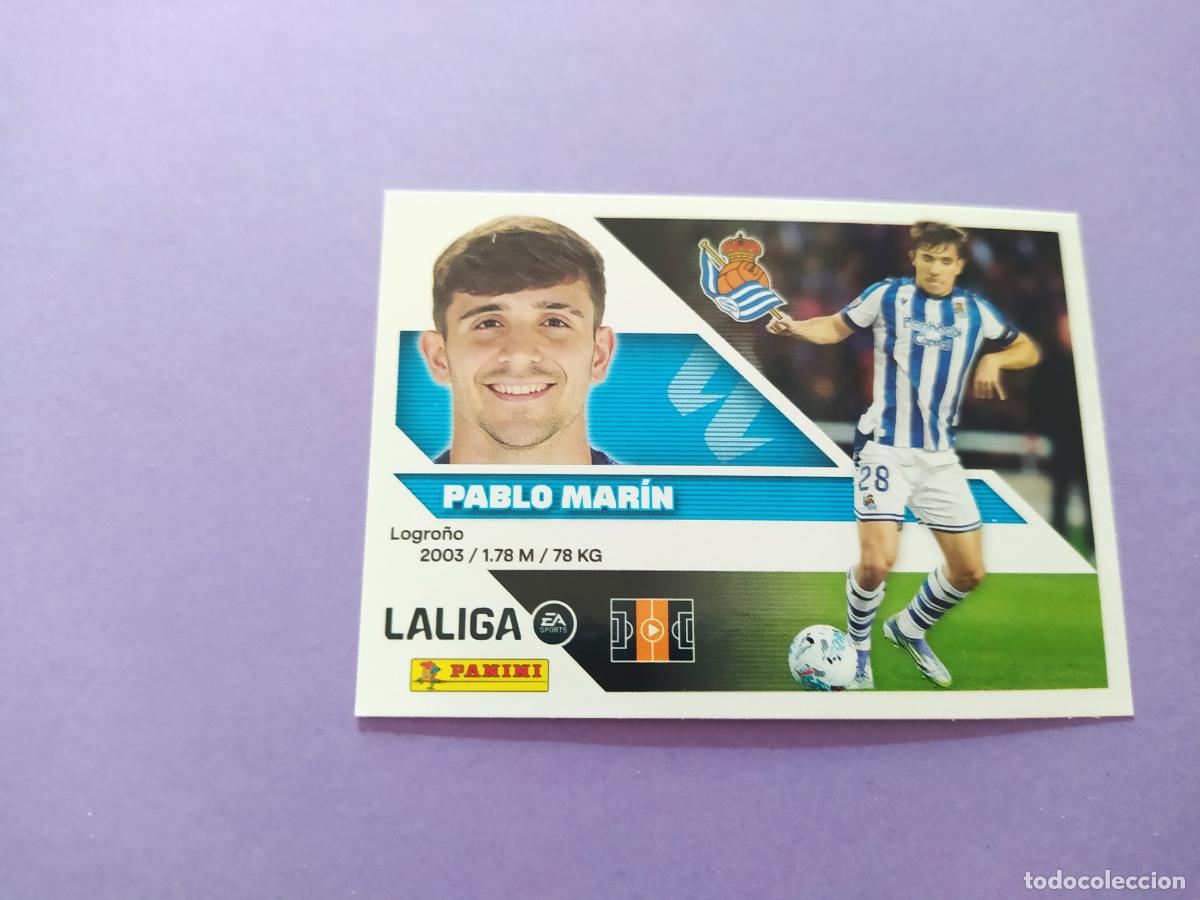 Cromos de f&uacute;tbol: LIGA ESTE 2026 2027 26 27 NUEVO - REAL SOCIEDAD N&ordm; 11 PABLO MARIN