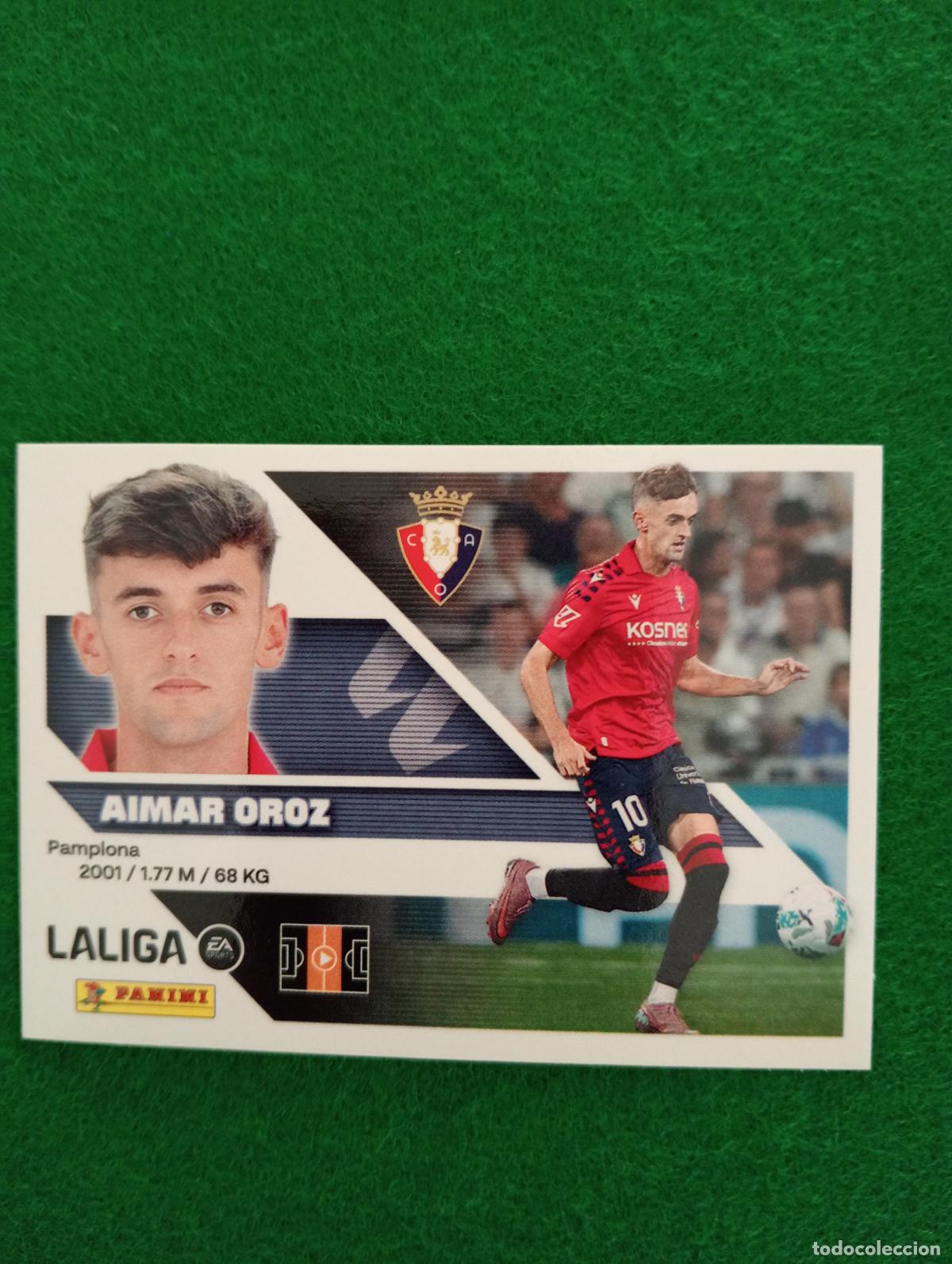 Cromos de f&uacute;tbol: LIGA ESTE 2026 2027 0SASUNA N&ordm; 15 AIMAR OROZ
