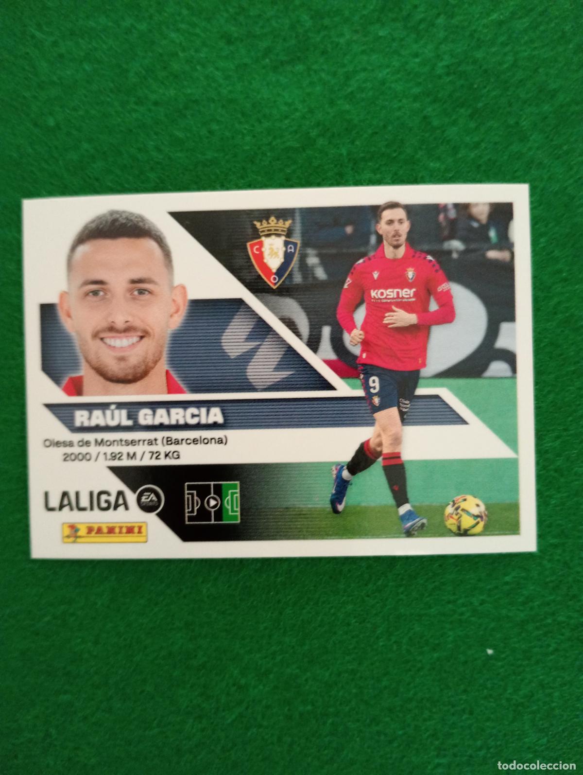Cromos de f&uacute;tbol: LIGA ESTE 2026 2027 0SASUNA N&ordm; 18 RA&Uacute;L GARC&Iacute;A