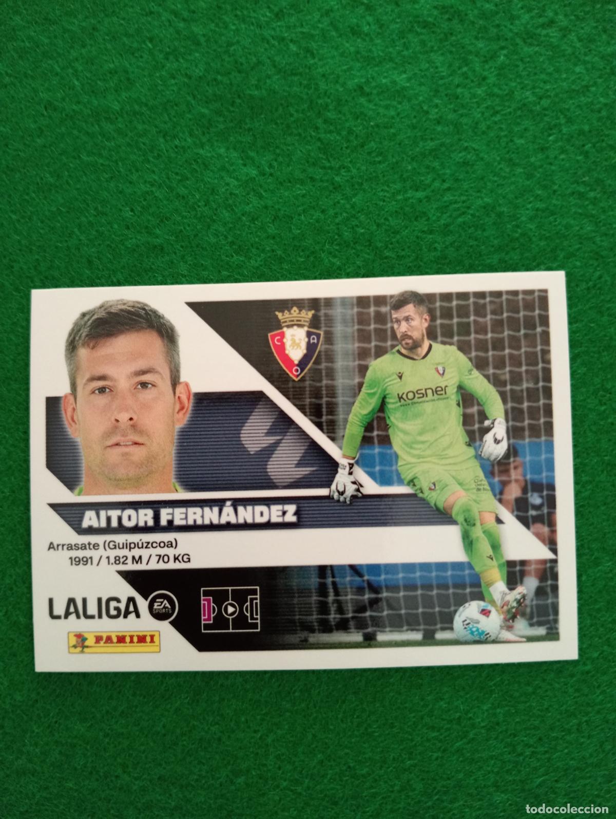 Cromos de f&uacute;tbol: LIGA ESTE 2026 2027 0SASUNA N&ordm; 4 AITOR FERN&Aacute;NDEZ