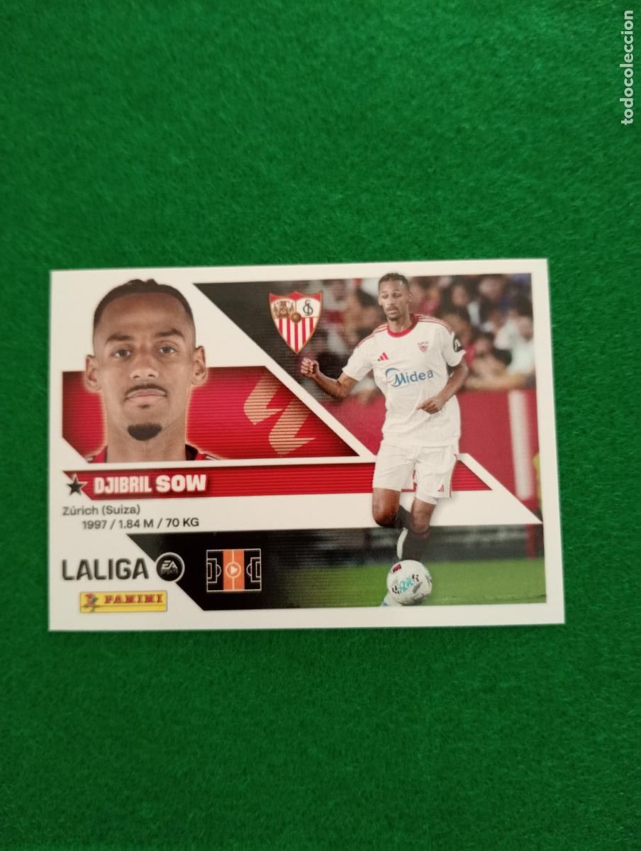 Cromos de f&uacute;tbol: LIGA ESTE 2026 2027 SEVILLA FC N&ordm; 14 SOW