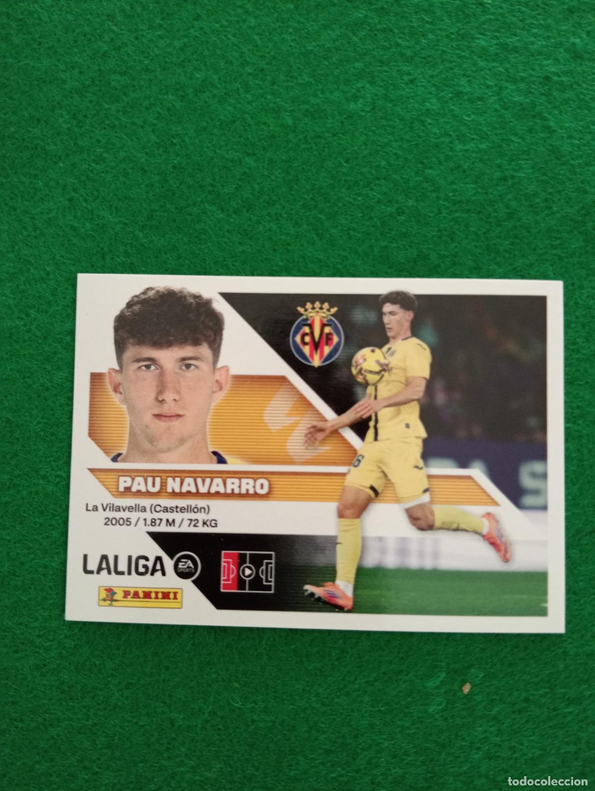 Cartes &agrave; collectionner de Football: LIGA ESTE 2026 2027 VILLARREAL FC N&ordm; 6A PAU NAVARRO