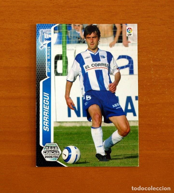 Cromos de f&uacute;tbol: Alav&eacute;s - N&ordm; 4 Sarriegui - Megacracks Las Fichas de la Liga 2005-2006-05-06 Mega Cracks Panini