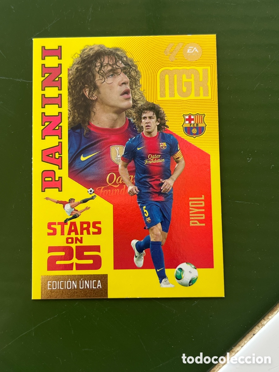 Cromos de f&uacute;tbol: N429 Carles Puyol stars on 25 megacracks 2026/27