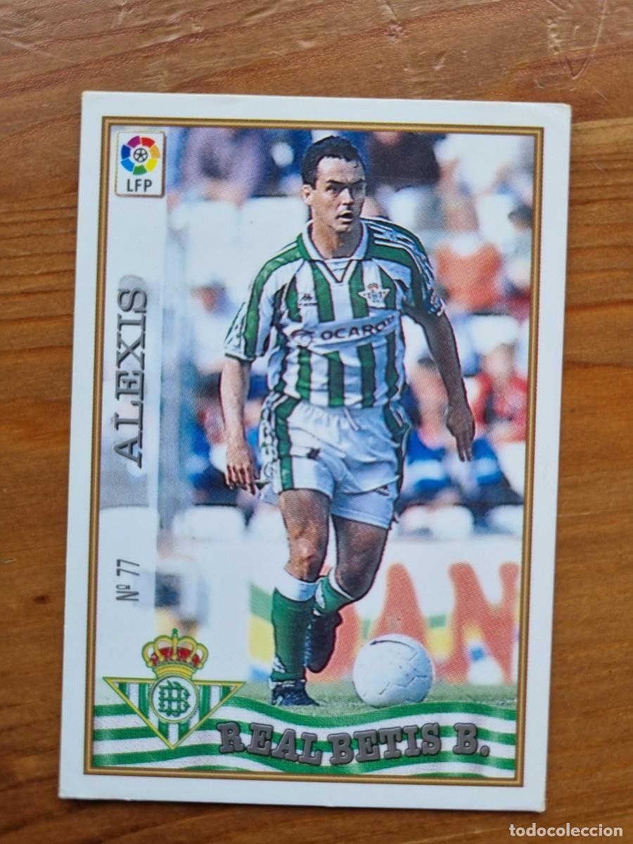 Cromos de Futebol: 77 ALEXIS (Real Betis). Las Fichas de la Liga 1997 1998 97 98 (Mundicromo)