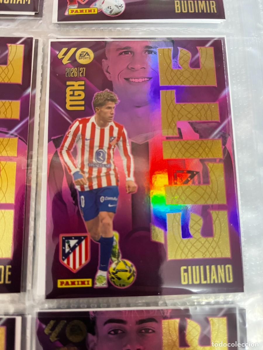 Cromos de Futebol: MEGACRACKS MGK 2026 2027 26 27 PANINI N&ordm; 7 GIULIANO ATLETICO DE MADRID ELITE