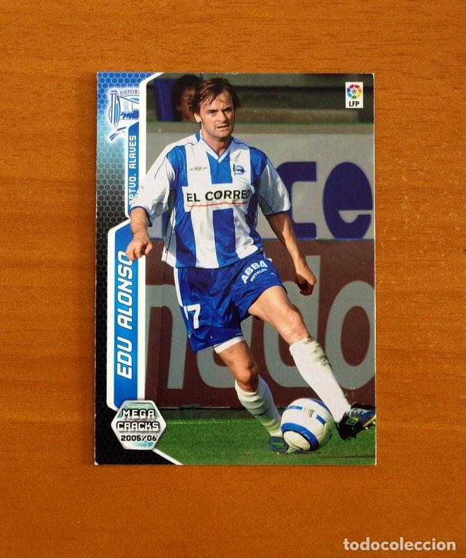 Cromos de Futebol: Alav&eacute;s - N&ordm; 12 Edu Alonso - Megacracks Las Fichas de la Liga 2005-2006-05-06 Mega Cracks Panini