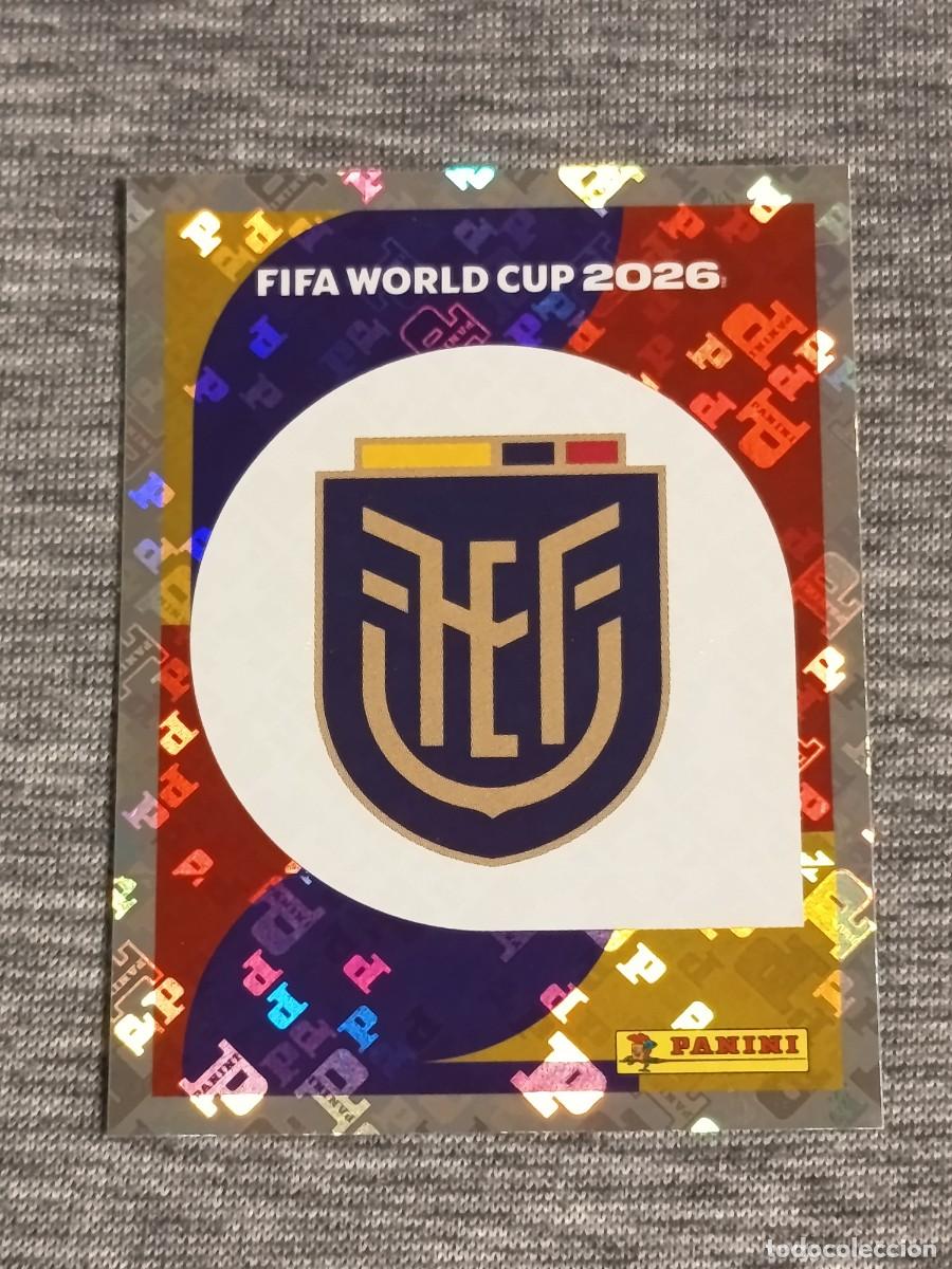 Figurine di Calcio: ESCUDO ECUADOR ECU 1 STICKER MUNDIAL 2026 PANINI FIFA WORLD CUP NUEVO