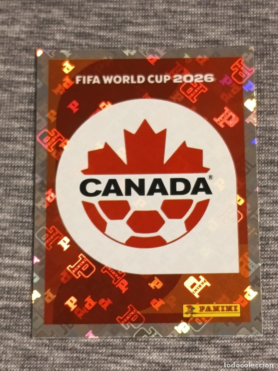 Figurine di Calcio: ESCUDO CANADA CAN 1 STICKER MUNDIAL 2026 PANINI FIFA WORLD CUP NUEVO