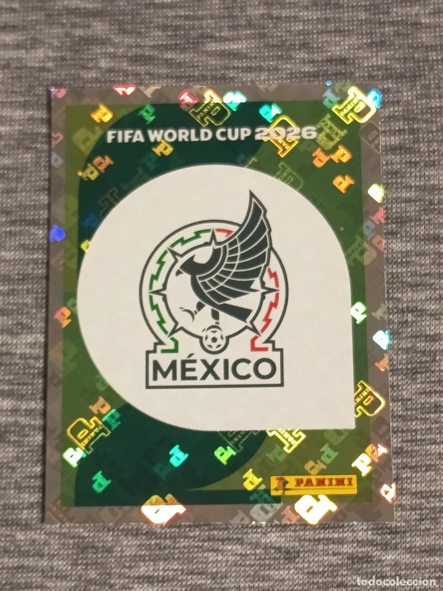 Cromos de Futebol: ESCUDO MEXICO MEX 1 STICKER MUNDIAL 2026 PANINI FIFA WORLD CUP NUEVO