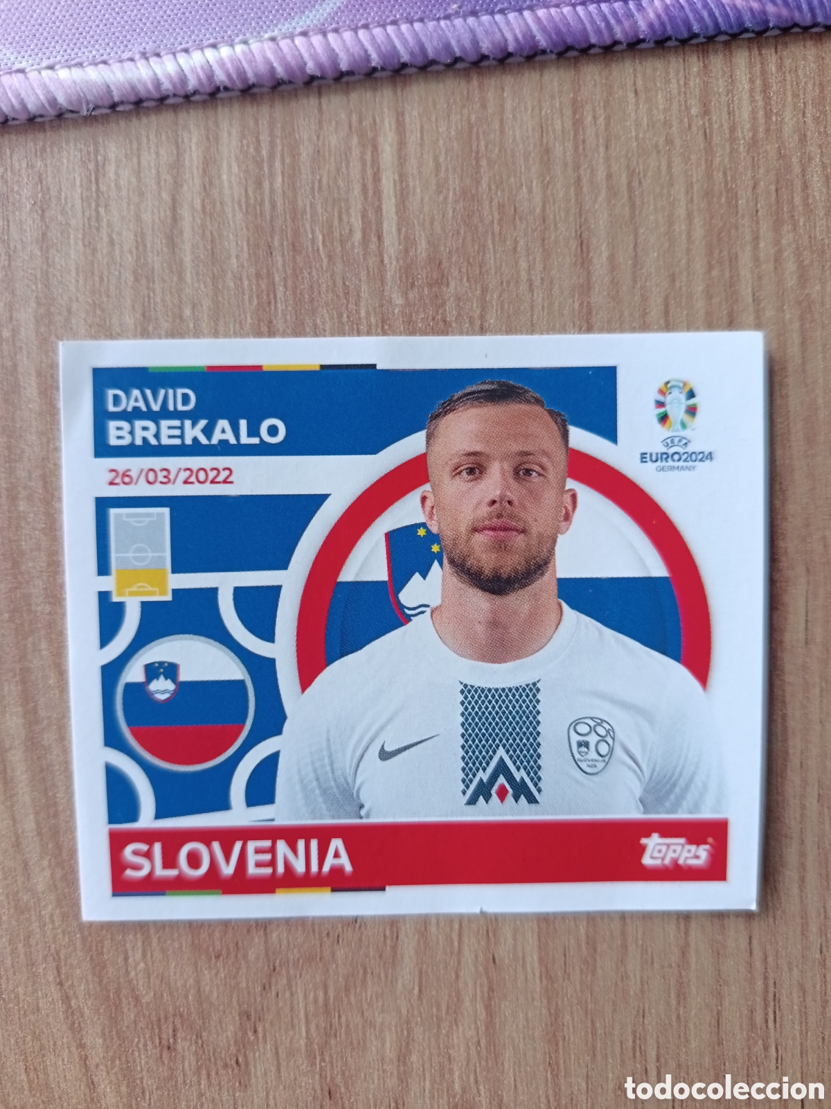 Cromos de Futebol: 9 David Brekalo Topps UEFA Euro 2024 Sticker