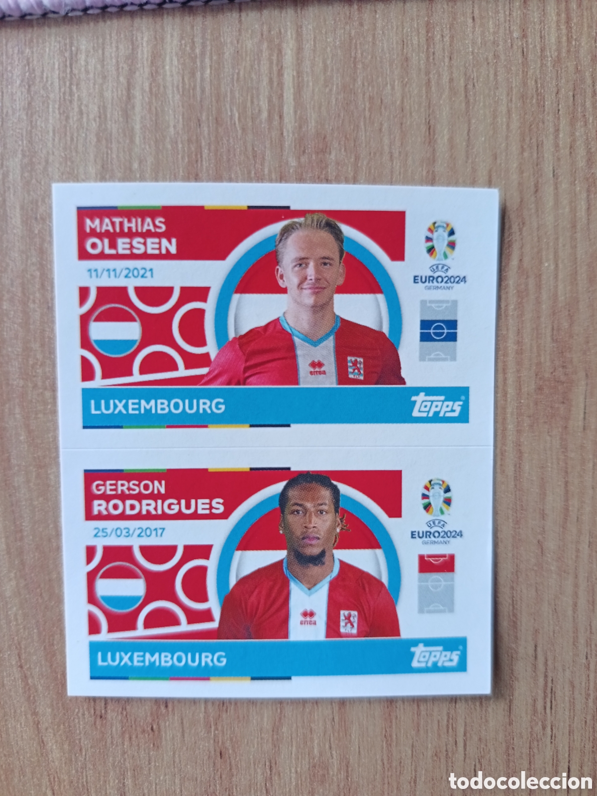 Cromos de f&uacute;tbol: 12 Mathias/ Gerson Topps UEFA Euro 2024 Sticker