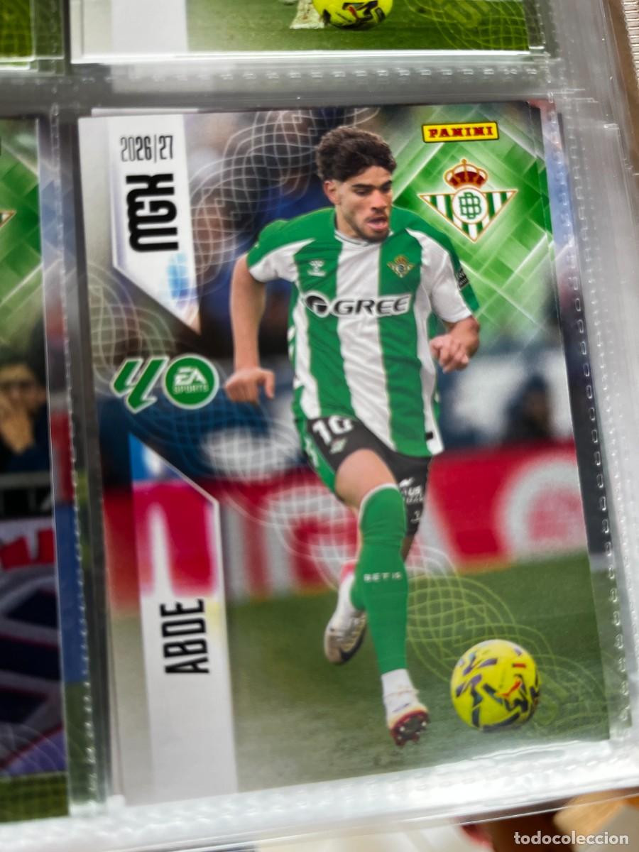 Cromos de f&uacute;tbol: MEGACRACKS MGK 2026 2027 26 27 PANINI N&ordm; 108 ABDE BETIS