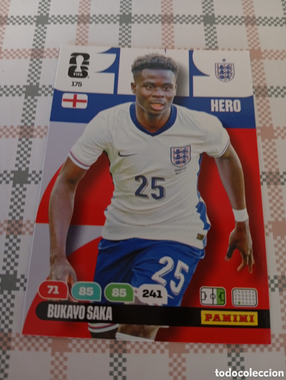 Cromos de f&uacute;tbol: 175 BUKAYO SAKA INGLATERRA ADRENALYN MUNDIAL FIFA WORLD CUP 2026 PANINI