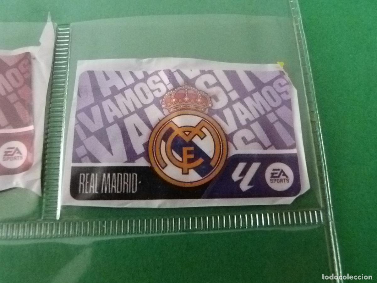Cromos de f&uacute;tbol: CHICLE DE F&Uacute;TBOL ESCUDO REAL MADRID C.F. LIGA ESTE 2026-2027/26-27 DE PANINI