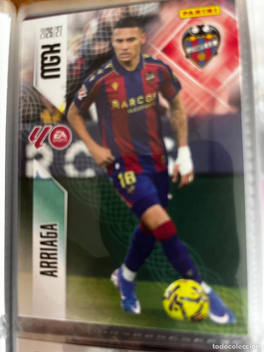 Cromos de f&uacute;tbol: MEGACRACKS MGK 2026 2027 26 27 PANINI N&ordm; 208 ARRIAGA LEVANTE
