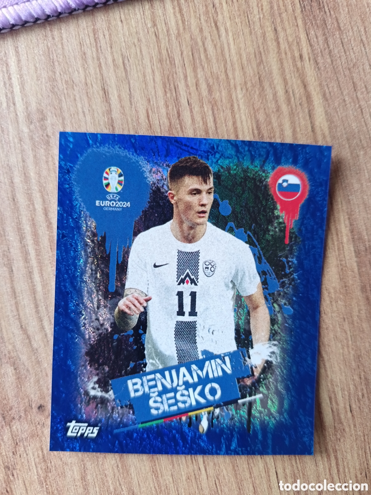 Cromos de f&uacute;tbol: 3 Benjam&iacute;n Topps UEFA Euro 2024 Sticker
