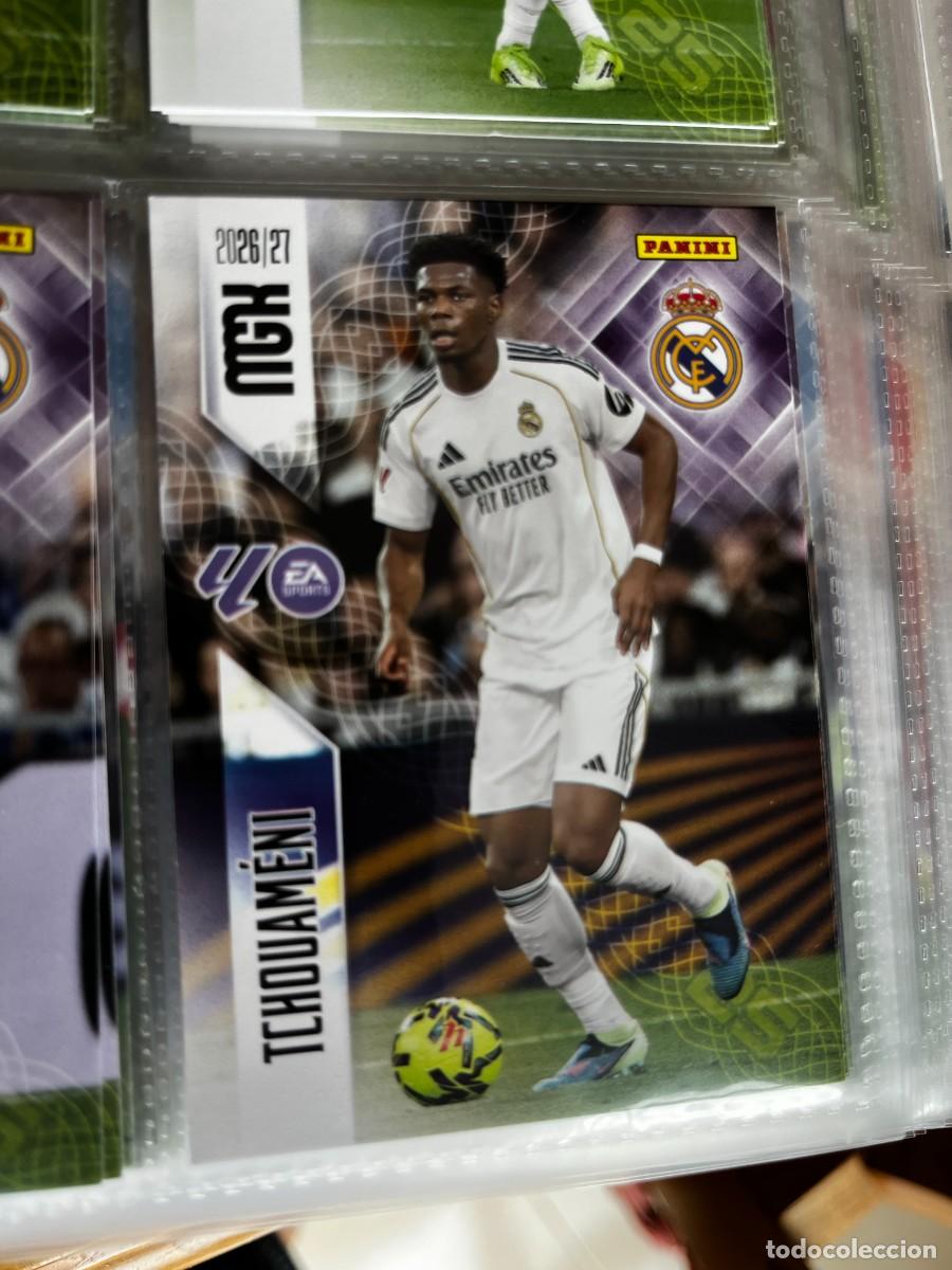 Cromos de f&uacute;tbol: MEGACRACKS MGK 2026 2027 26 27 PANINI N&ordm; 225 TCHOUAMENI REAL MADRID