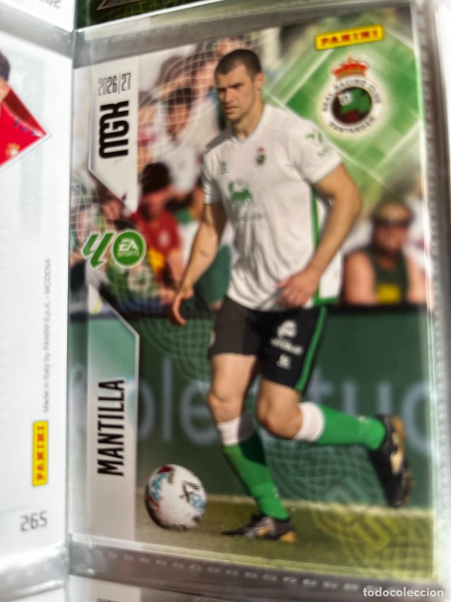 Cromos de f&uacute;tbol: MEGACRACKS MGK 2026 2027 26 27 PANINI N&ordm; 274 MANTILLA RACING DE SANTANDER