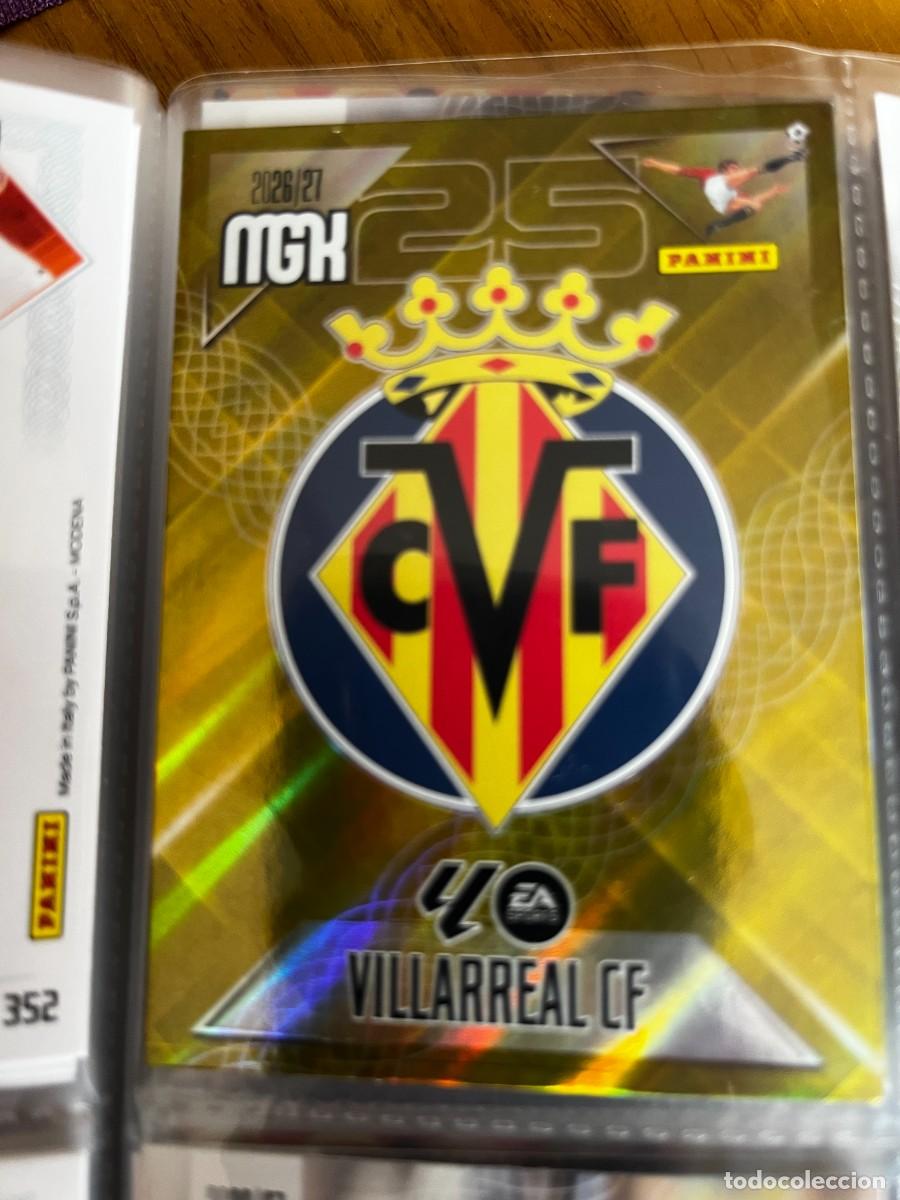 Fu&szlig;ball-Sticker: MEGACRACKS MGK 2026 2027 26 27 PANINI N&ordm; 361 ESCUDO VILLARREAL