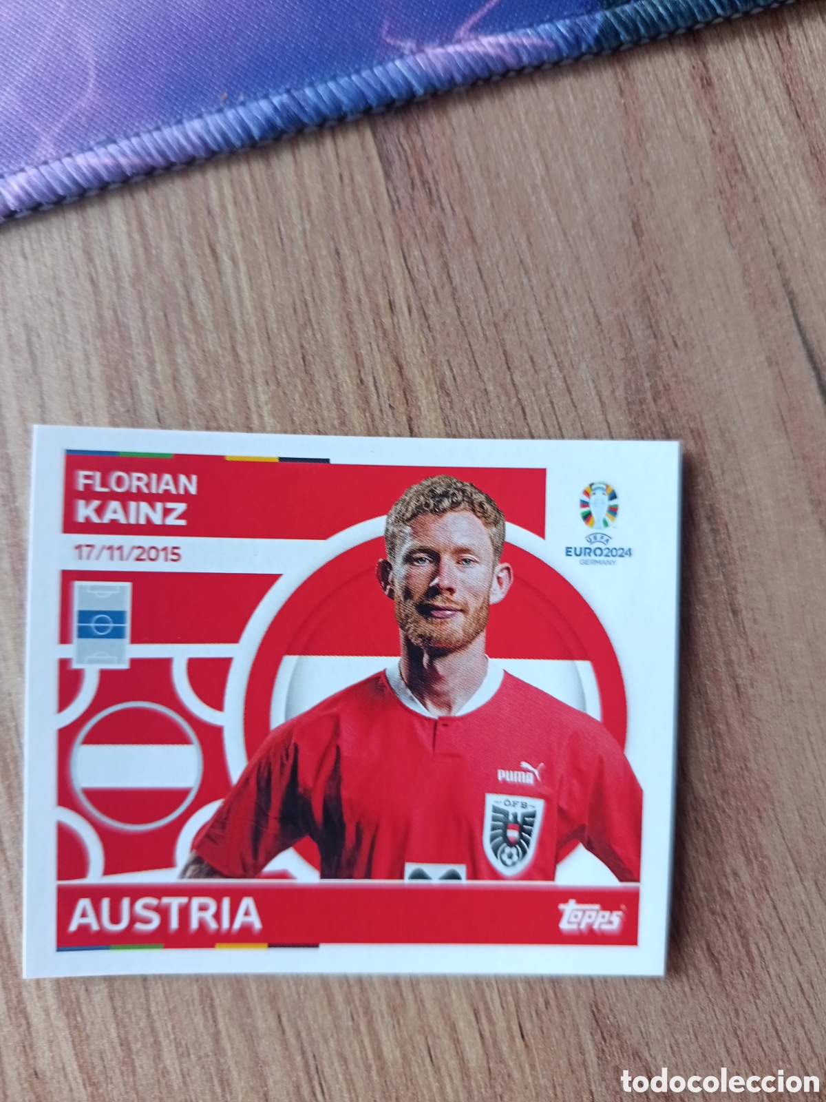 Fu&szlig;ball-Sticker: 16 Florian Topps UEFA Euro 2024 Sticker