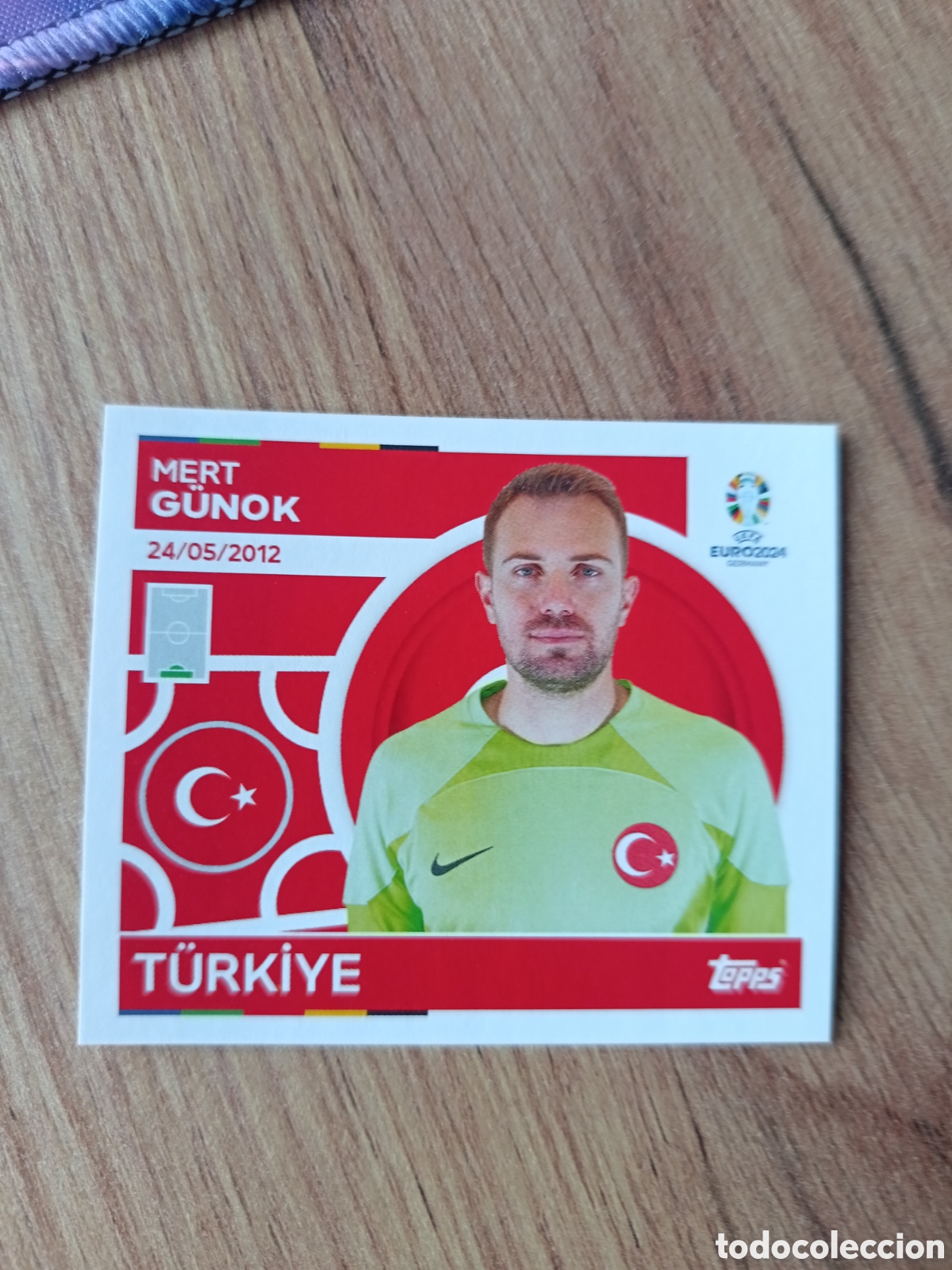 Cromos de Futebol: 4 Gunok Topps UEFA Euro 2024 Sticker