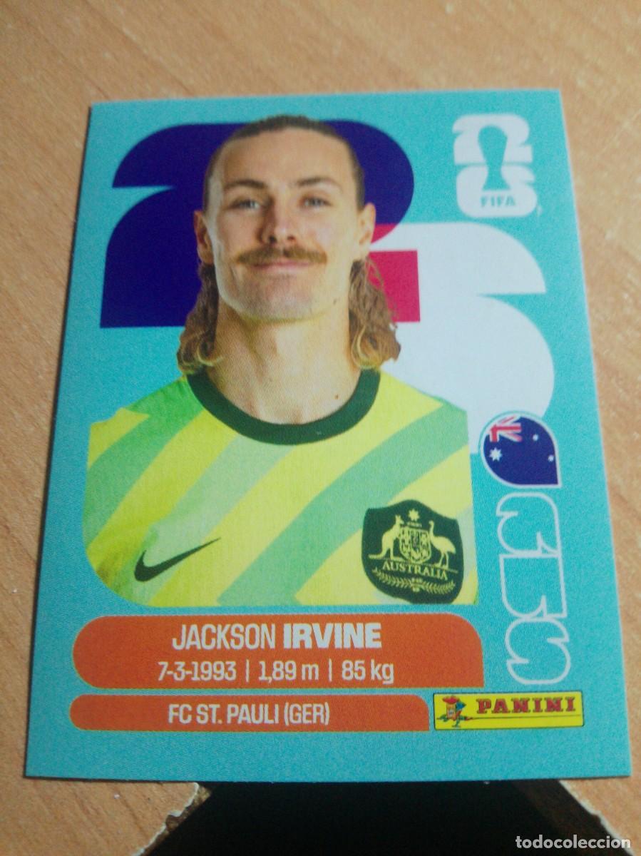 Cromos de Futebol: AUS 11 JACKSON IRVINE AUSTRALIA MUNDIAL FIFA WORLD CUP 2026 26 PANINI STICKERS NUEVO