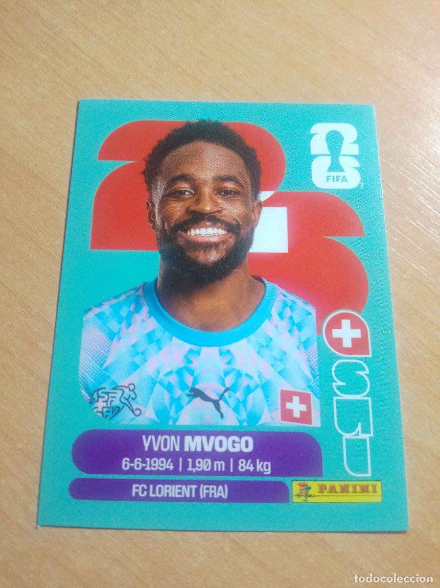 Cromos de f&uacute;tbol: SUI 3 YVON MVOGO SUIZA MUNDIAL FIFA WORLD CUP 2026 26 PANINI STICKERS NUEVO