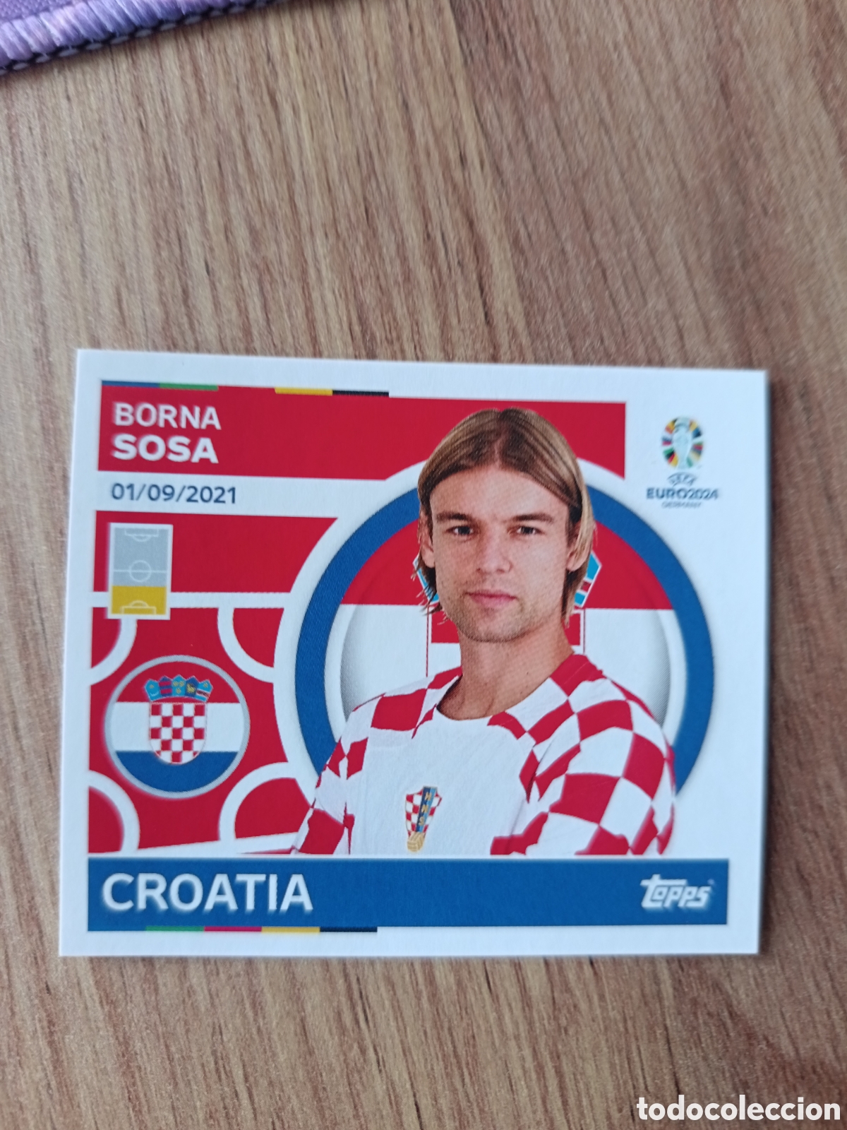 Cromos de f&uacute;tbol: 8 Sosa Topps UEFA Euro 2024 Sticker