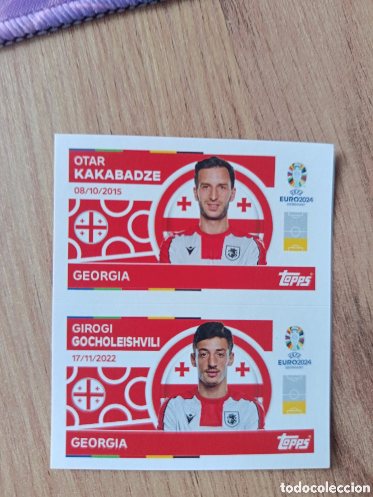 Cromos de f&uacute;tbol: 4 Geo Topps UEFA Euro 2024 Sticker