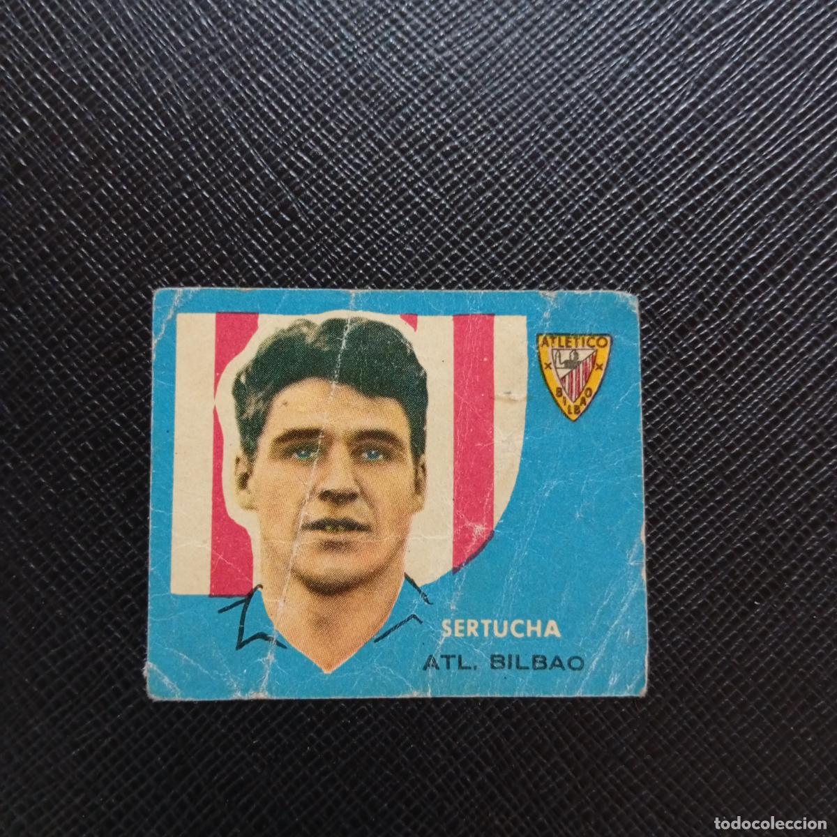 Cromos de f&uacute;tbol: SERTUCHA BILBAO BRUGUERA 1958 1959 CROMO FUTBOL 58 59 LIGA - DESPEGADO - A35 PG370