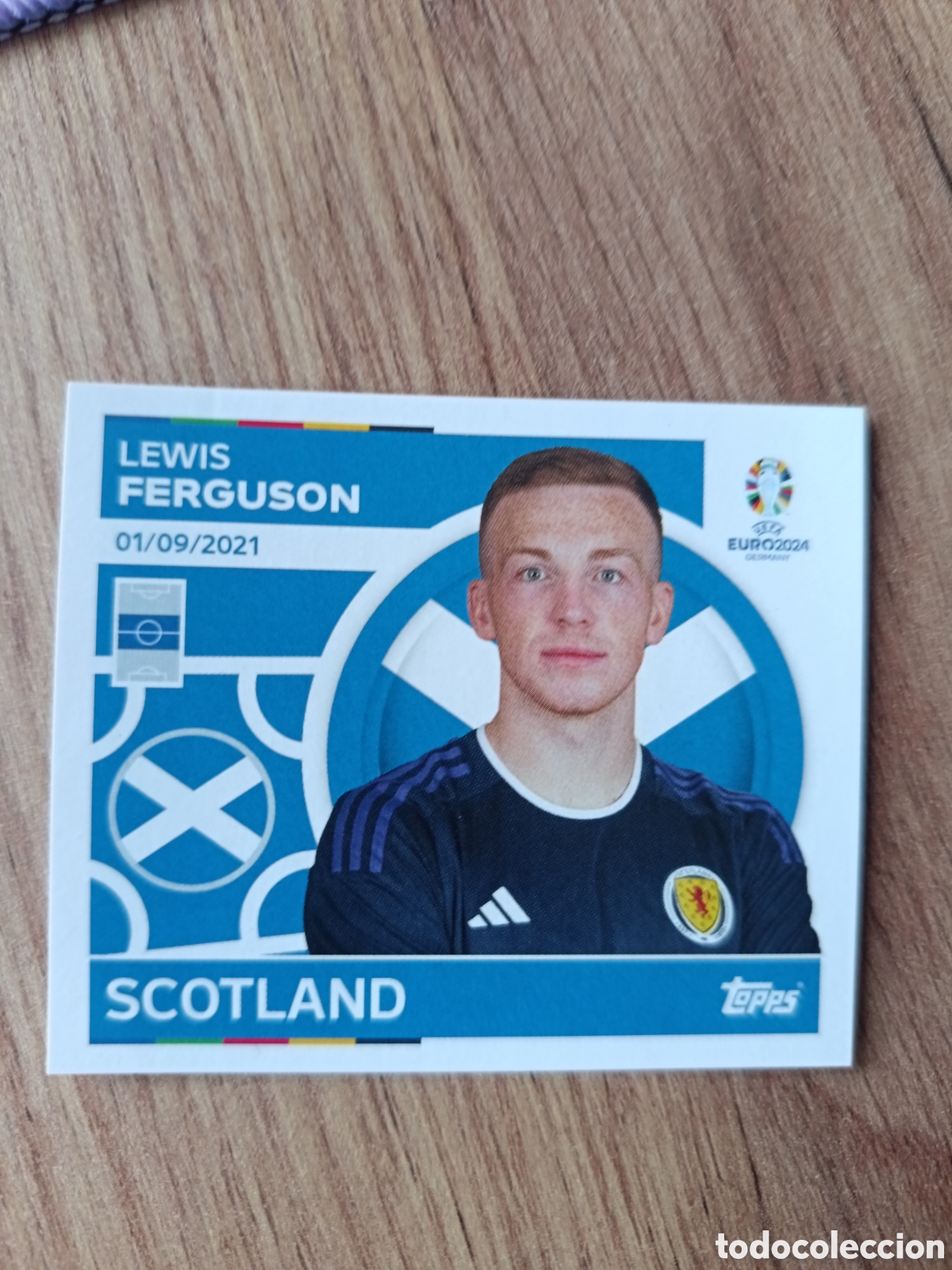 Cromos de f&uacute;tbol: 17 Ferguson Topps UEFA Euro 2024 Sticker