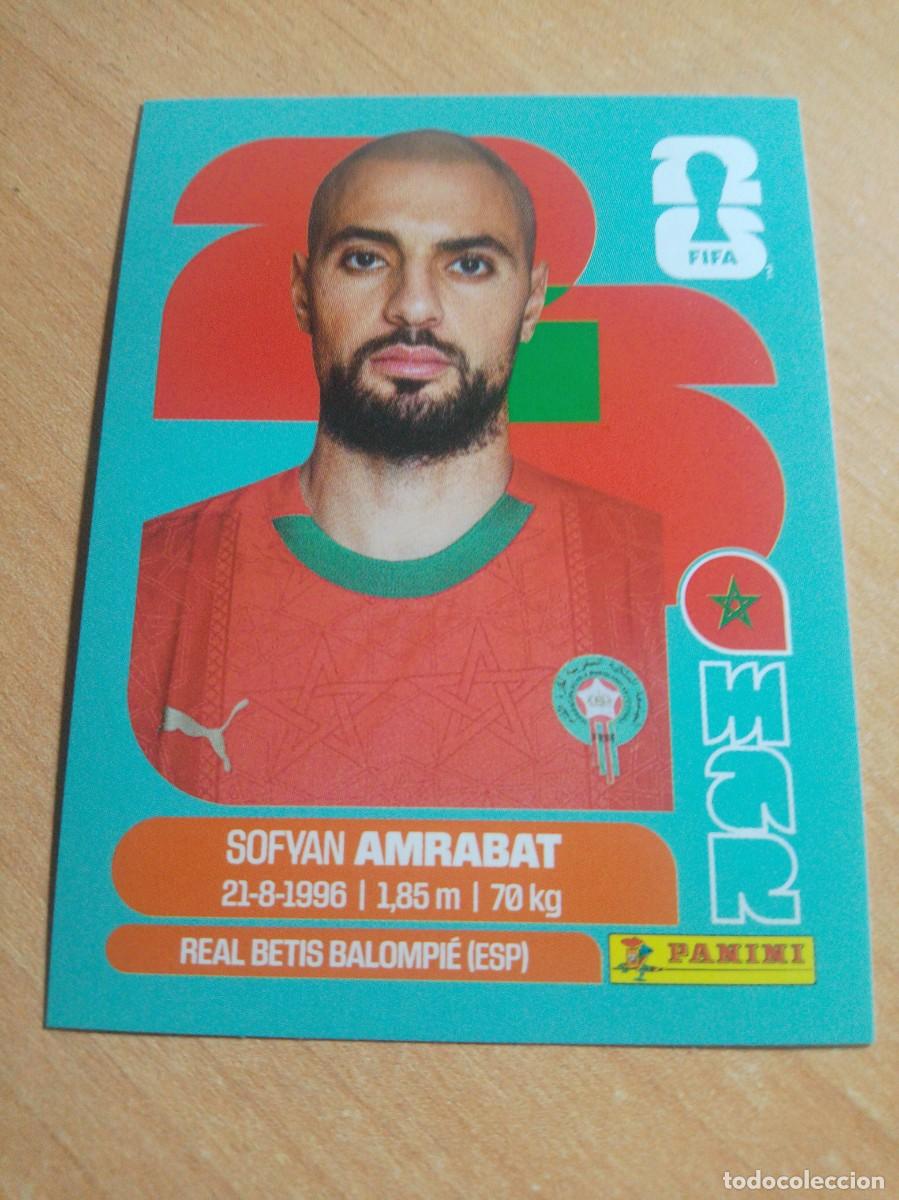 Cromos de f&uacute;tbol: MAR 10 AMRABAT MARRUECOS MUNDIAL FIFA WORLD CUP 2026 26 PANINI STICKERS NUEVO