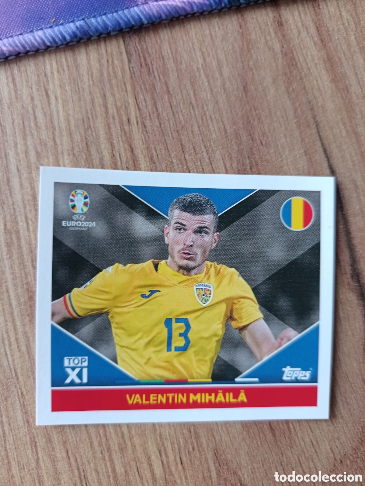 Cromos de f&uacute;tbol: Top 1 Rom Topps UEFA Euro 2024 Sticker