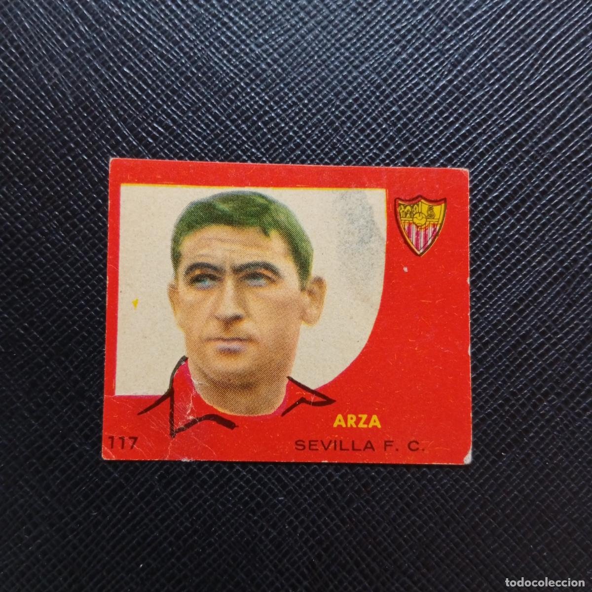 Cromos de f&uacute;tbol: 117 ARZA SEVILLA BRUGUERA 1958 1959 CROMO FUTBOL 58 59 LIGA - DESPEGADO - A35 PG388