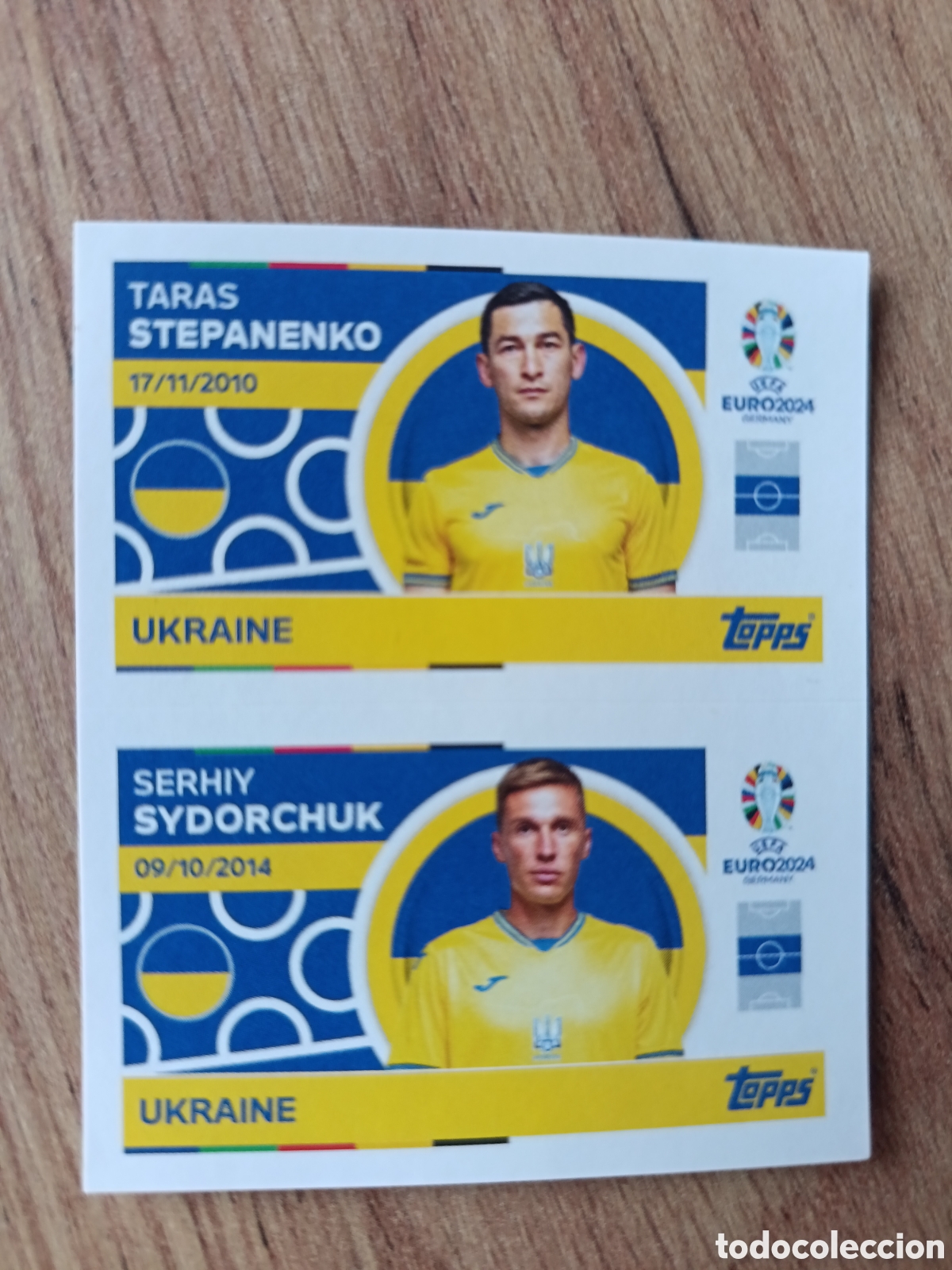 Cromos de f&uacute;tbol: 10 UKR Topps UEFA Euro 2024 Sticker