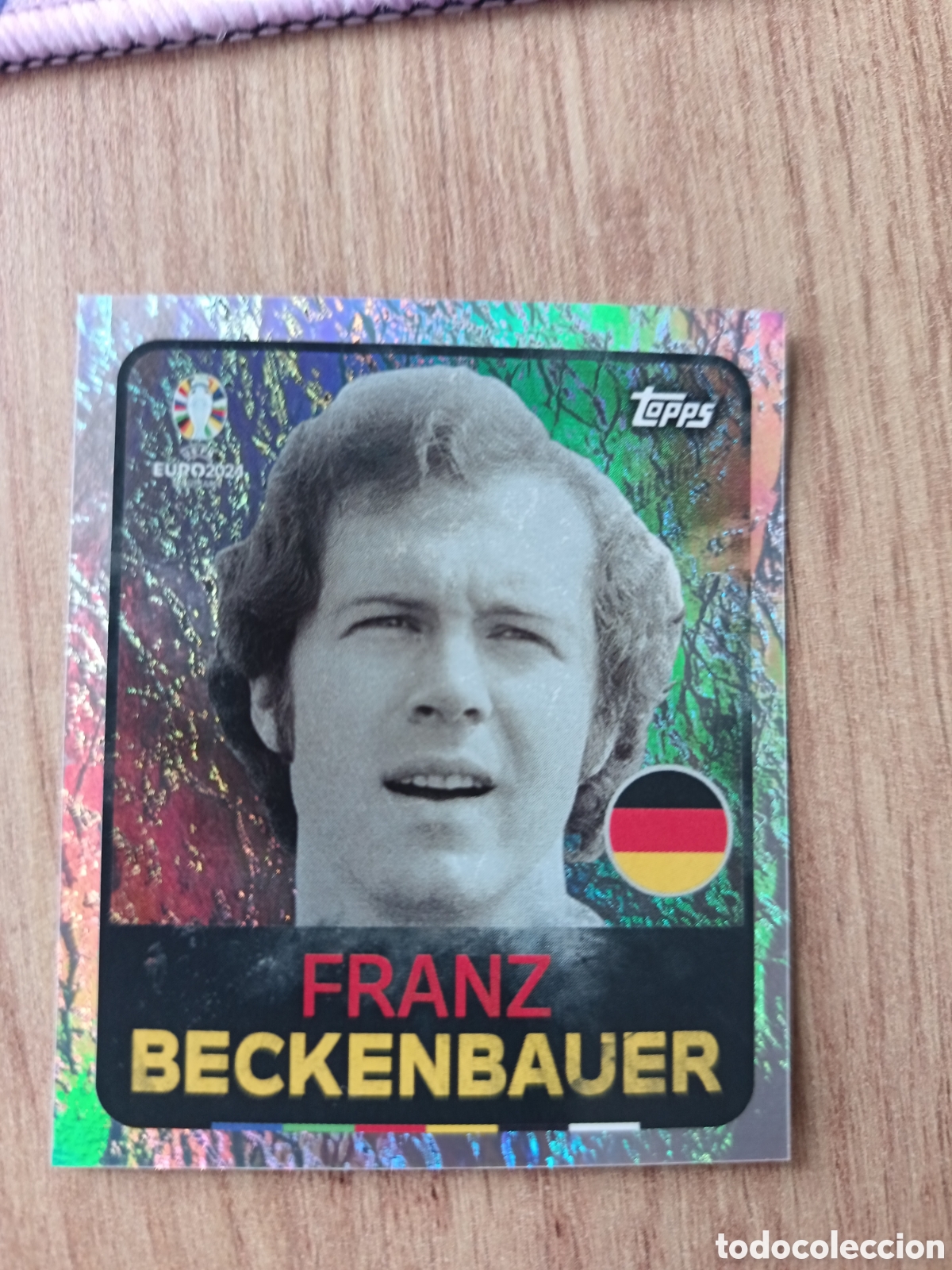 Cromos de f&uacute;tbol: 9 Leg Beckenbauer Topps UEFA Euro 2024 Sticker