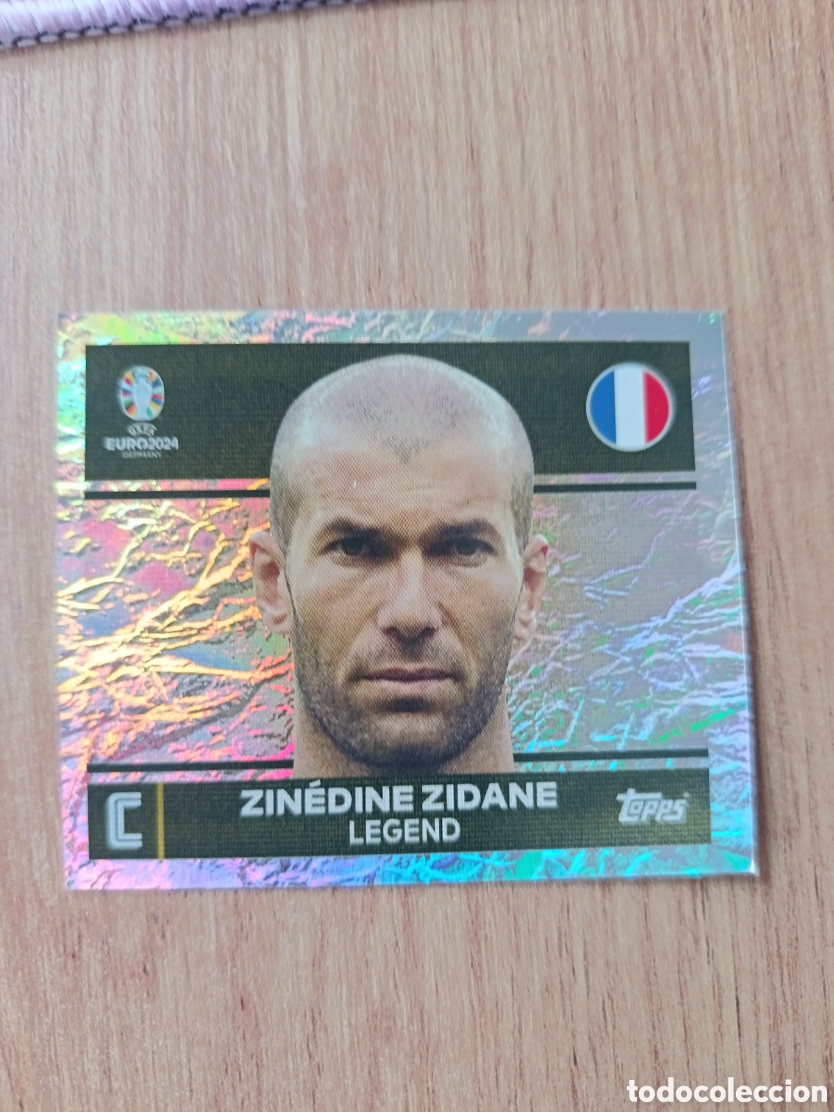 Cromos de f&uacute;tbol: 2 Francia Zidane Topps UEFA Euro 2024 Sticker