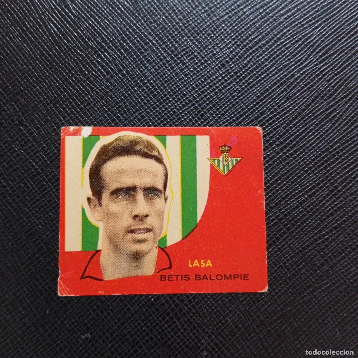 Cromos de f&uacute;tbol: LASA REAL BETIS BRUGUERA 1958 1959 CROMO FUTBOL 58 59 LIGA - DESPEGADO - A35 PG451