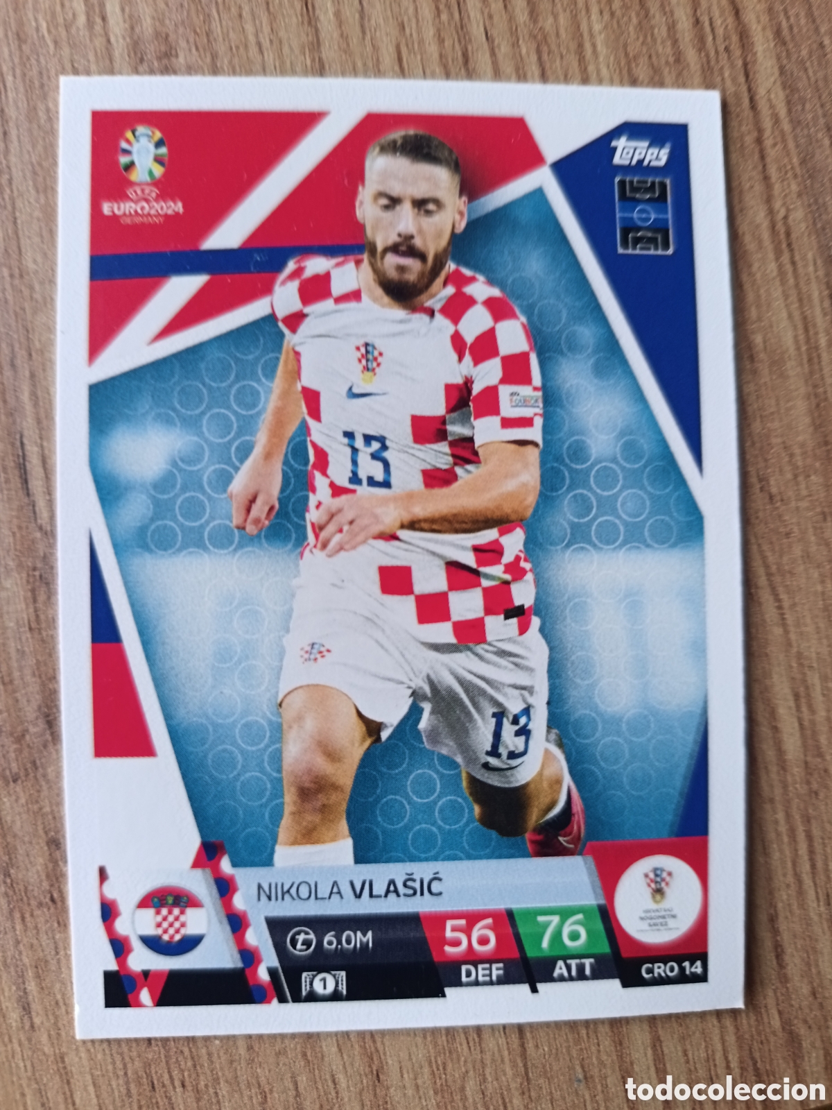 Cromos de f&uacute;tbol: 14 Vlasic TOPPS MATCH ATTAX UEFA EURO 2024 24 GERMANY EUROCOPA ALEMANIA
